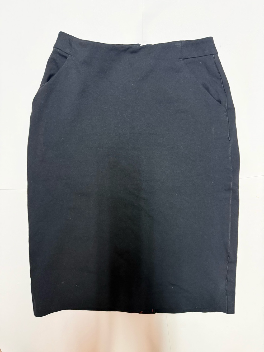 Classic Black Women's Tuxedo Pencil Skirt